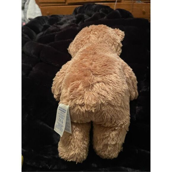 Build-A-Bear Workshop Brown Blue Happy Birthday Plush Teddy Bear Stuffed Toy - Picture 9 of 12